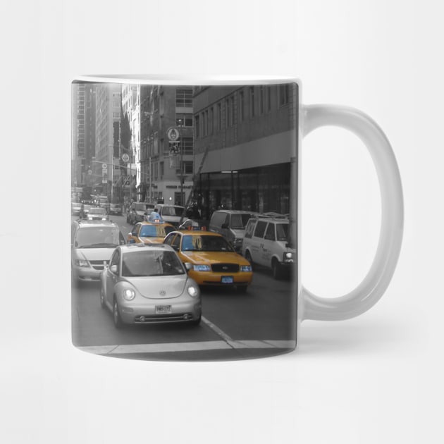 NYC Yellow Cabs by My Geeky Tees - T-Shirt Designs